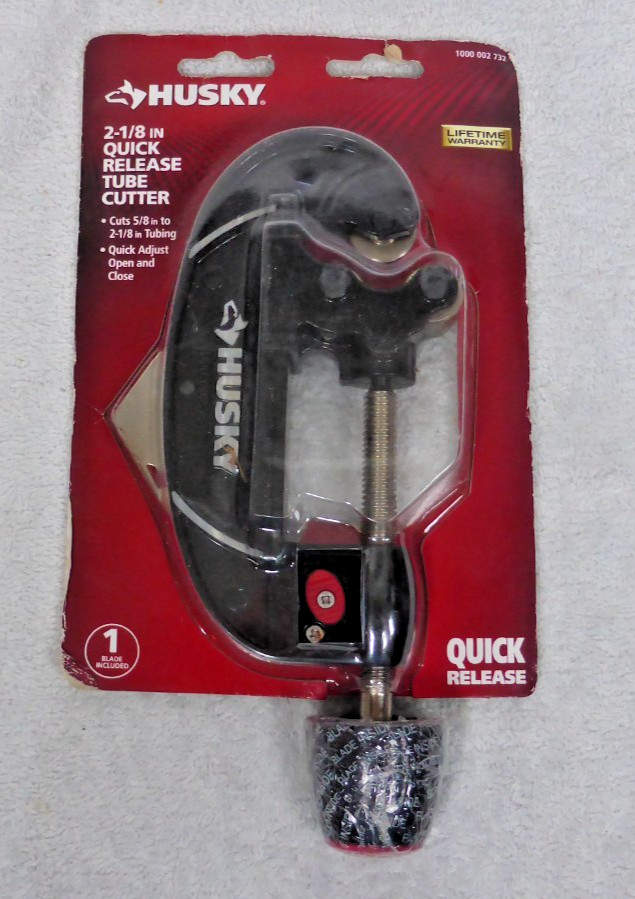 Husky 2-1/8 Inch Quick-Release Tube Cutter &ndash; 1000 002 732
