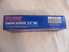 Westward Built Industrial Tough Tubing Bender 1/4&Prime; OD, 3CYU6