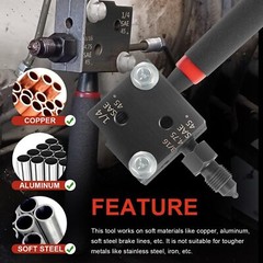 Flaring Tool 33260 for Creating Single Double Flares on 3/16&Prime; 4.75mm 1/4&Prime; Tubing