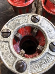 Ridgid pipe threder die 1/8,1/4,3/8,1/2,3/4 Inch 5 Dies Set