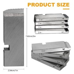 4Pieces High Speed Pipe Threading Dies Accessory For 1 2 Inch Pipe Multiple Use