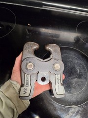 RIDGID V2 Press Jaw / Crimp Jaw Attachment for Viega Systems, MPN 250521-2
