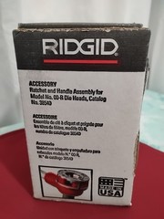 RIDGID 3/4&prime; NPT Complete Die Head Model No. 00-R Cat No. 36895 New in Box New