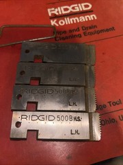 Ridgid 3/8&Prime;-16 UNC Left Hand HSS 500B Bolt Dies No. 48920