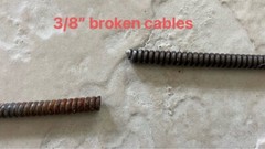 2 PC Drain Cable Repair Coupling For Ridgid K-3800 & K-400 3/8&Prime; Cable