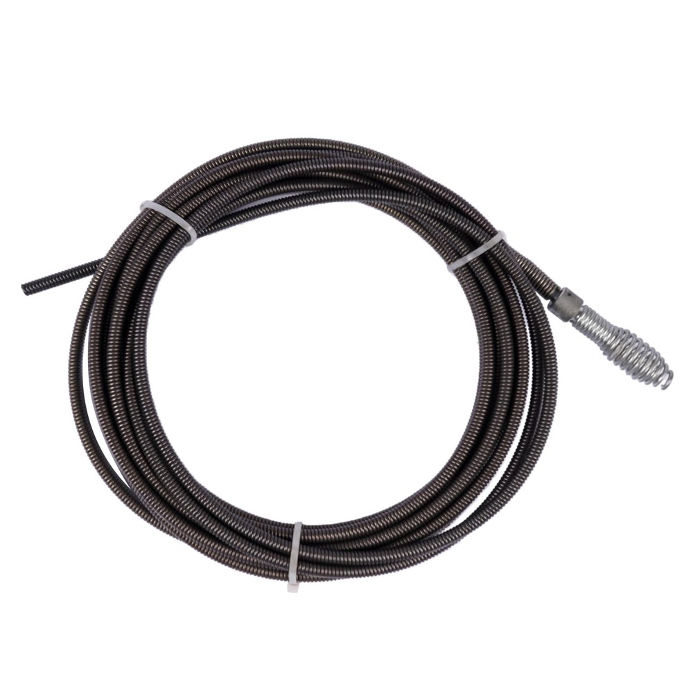Drain Cleaning Cable with Drop Head Auger 5/16&Prime; x 25 Ft (7.6 mm x 7.6 m), Com&hellip;