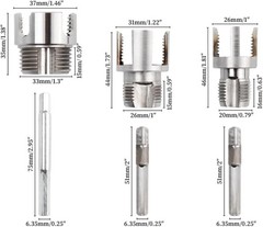 3Pcs Integrated Internal & External Pipe Threading Tool, Dual-Function Pipe T&hellip;