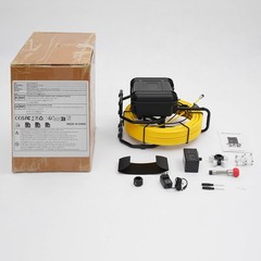 200ft Sewer Main Inspection, Pipeline Inspection Camera, 1200TVL Video Scope 12V