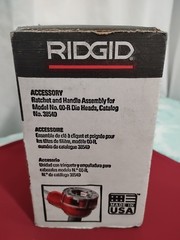 RIDGID 3/4&prime; NPT Complete Die Head Model No. 00-R Cat No. 36895 New in Box New