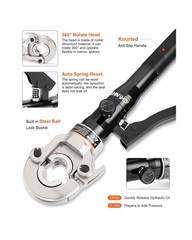 Hydraulic Copper Tube Fittings Press Crimping Tool Kit for 1/2, 3/4, 1&Prime; PEX P&hellip;