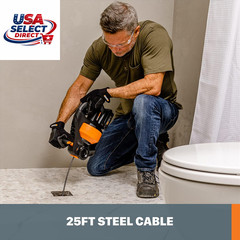 Cordless Drain Auger 25 Ft. 20V Power Share Tool Only