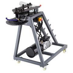 Electric Pipe Bender 750W 6L Hydraulic 3 Dies 180&deg; 1-3/4in