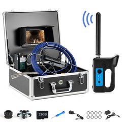 7 in Self-Leveling Sewer Camera with Locator 164ft Cable Sewer Inspection Camera