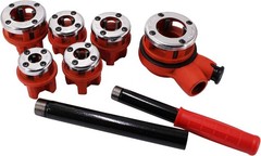 Professional Ratchet Pipe Threader Kit Ideal for Galvanized and Iron Pipes