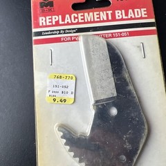 MUELLER GLOBAL &ndash; 151-052 Replacement Blade For PVC Pipe Cutter 151-051 1/2&Prime;-1&Prime;