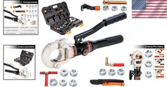 Versatile Hydraulic Crimper for Copper and PEX Plumbing