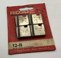 Rigid Pipe Dies 12-R 1 1/4