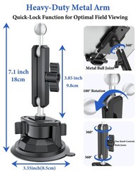 Heavy Duty Tablet Mount for Tractor, Wheel Loader [66LBS Vacuum Suction Cup],&hellip;