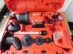 Milwaukee Drain Snake Cleaner Air Gun M12 Air Kit model 2572B-21 *NEW*