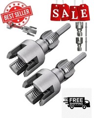 2pcs Integrated Internal & External Pipe Threading-Tool,PVC Pipe Threader Kit