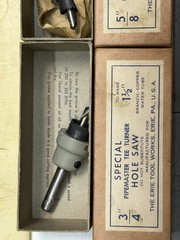 PIPEMASTER TEE-TURNER SET ERIE TOOL COMPLETE SET WITH EXTRAS GREAT SHAPE