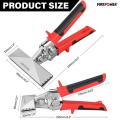 Straight Jaw Sheet Metal Seamer Alloy Steel Duct Work HVAC Tinsmith Bender Tools