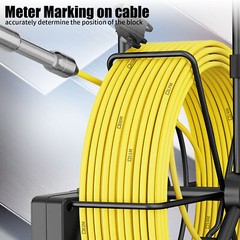 10m Sewer Pipe Inspection Camera Drain Sewer Industrial Camera 4.3&Prime; 16GB Monitor