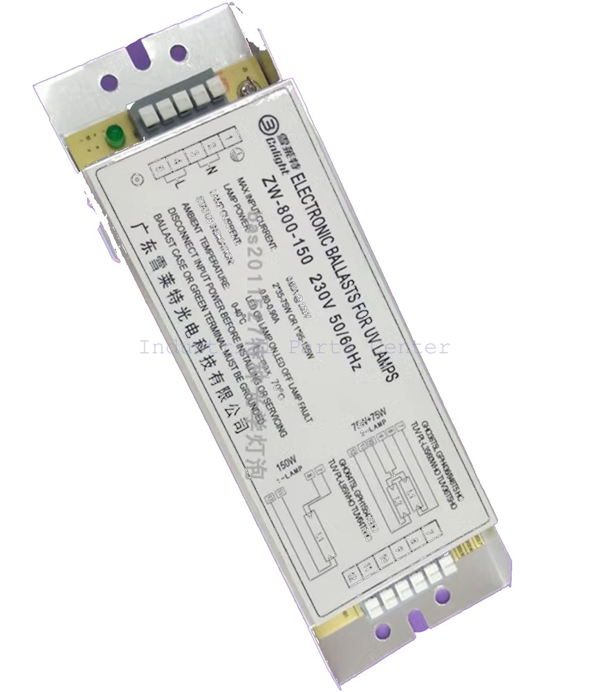 150W Electronic ballast for ZW-800-150 UV lamps