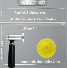Inside Pipe Cutter for PVC Pipe Cutter, with Diamond Grit Cutting Wheel and H&hellip;