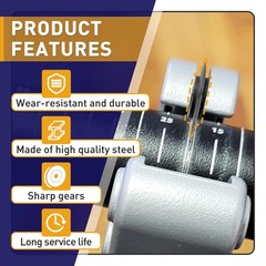 5-Pack Replacement Blades for 41317 E-3469 Tubing Cutter Spare Wheel Blade, Comp
