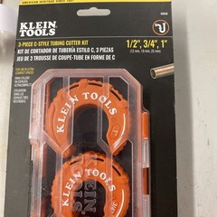 Klein Tools C-Style Copper Tubing Cutter Kit 3-Piece (50048)&hellip; FREE S&H!