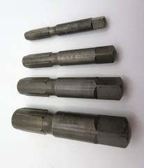 RIDGID Pipe Extractors Set #880 For Removing Broken Thread Ends 1/8&Prime; to 1/2&Prime;