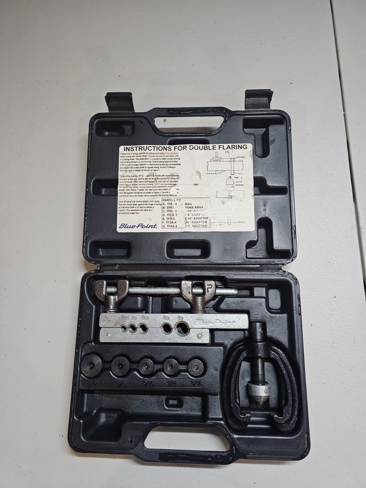 Blue Point Flaring Set TF5A, Missing One Piece, REFER TO Pics
