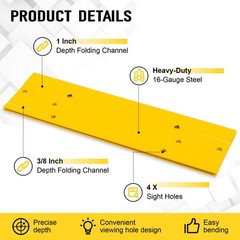 12 Inch Sheet Metal Bender, Sheet Metal Folding Tool for Duct Bending, Metal &hellip;