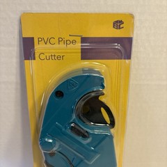 Bates PVC Pipe Cutter, Cuts Up To 1-5/8&rdquo; Teal Blue Tool With 1 Spare Blade