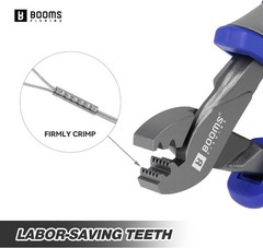 Crimping Pliers Tool: 6.5in Crimper for Single Barrel &ndash; 300pcs Sleeves and Lanya