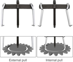 ChgImposs 2-Jaw Gear Puller, Adjustable CR-V Bearing Puller Gears, Removal Tool