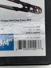Apollo 1/2 in. and 3/4 in. PEX-B Stainless Steel Sleeve Tool