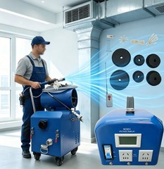 110V/220V Air Duct Cleaning Machine for Fresh Air Pipe Cleaning&Suction1.97-7.8&Prime;