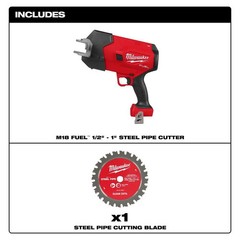 Milwaukee 3469-20 M18 FUEL 18V &frac12;&rdquo;-1&rdquo; Steel Pipe Cutter