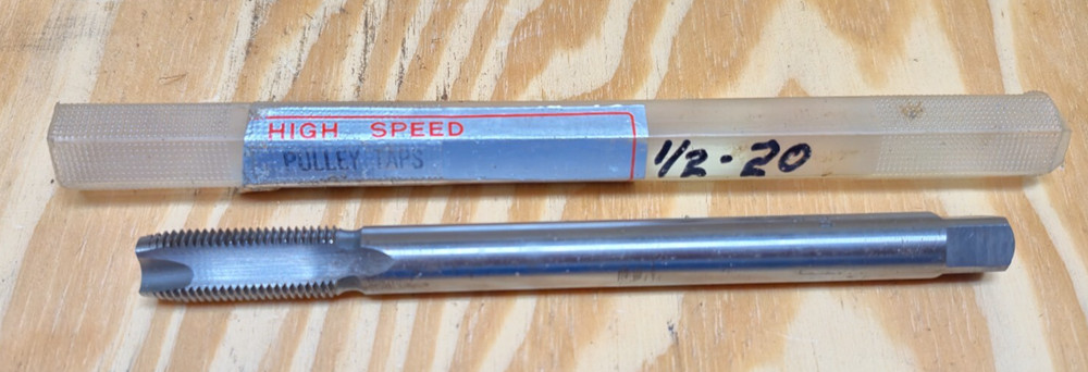 HSS Pulley Tap Size: 1/2&Prime;-20 x 6&Prime; Made In Japan