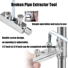 Broken Pipe Extractor Tool, Broken Faucet Removal Tool, Broken Faucet Extractor,