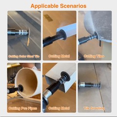 Luckyway Inside Pipe Cutter for Drill and Angel Grinder, Including Diamond Gr&hellip;