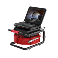 50m Sewer Camera Self Leveling Pipe Inspection Camera 512hz Signal 10&Prime; Monitor