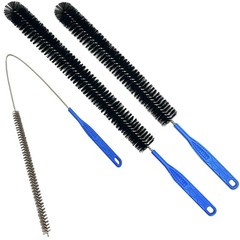 Flexible Cleaning Tool,Bendable Sewer Drain Brush, Long 16.5 inches, Black