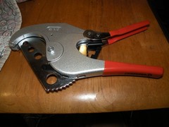 2-1/8 In. Ratcheting PVC Pipe Cutter with Dipped Grips