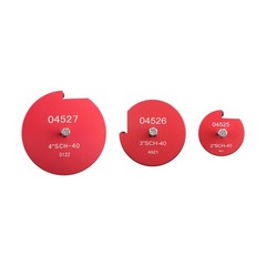 6PCS PPRK6 Plastic Pipe Fitting Reamer Kit Fit 1/2&Prime; Drills PVC Pipe Reamer Tool