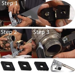 7402 Universal Outside Thread Chaser Repair Tool & 202817 Metric Die Set Black