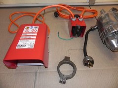 RIDGID 535 early style Motor W foot switch, FOR/REV switch, complete recondition