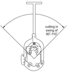 4 Inch Manual Pipe Cutter Steel Pipe Cold Cutting High Quality
